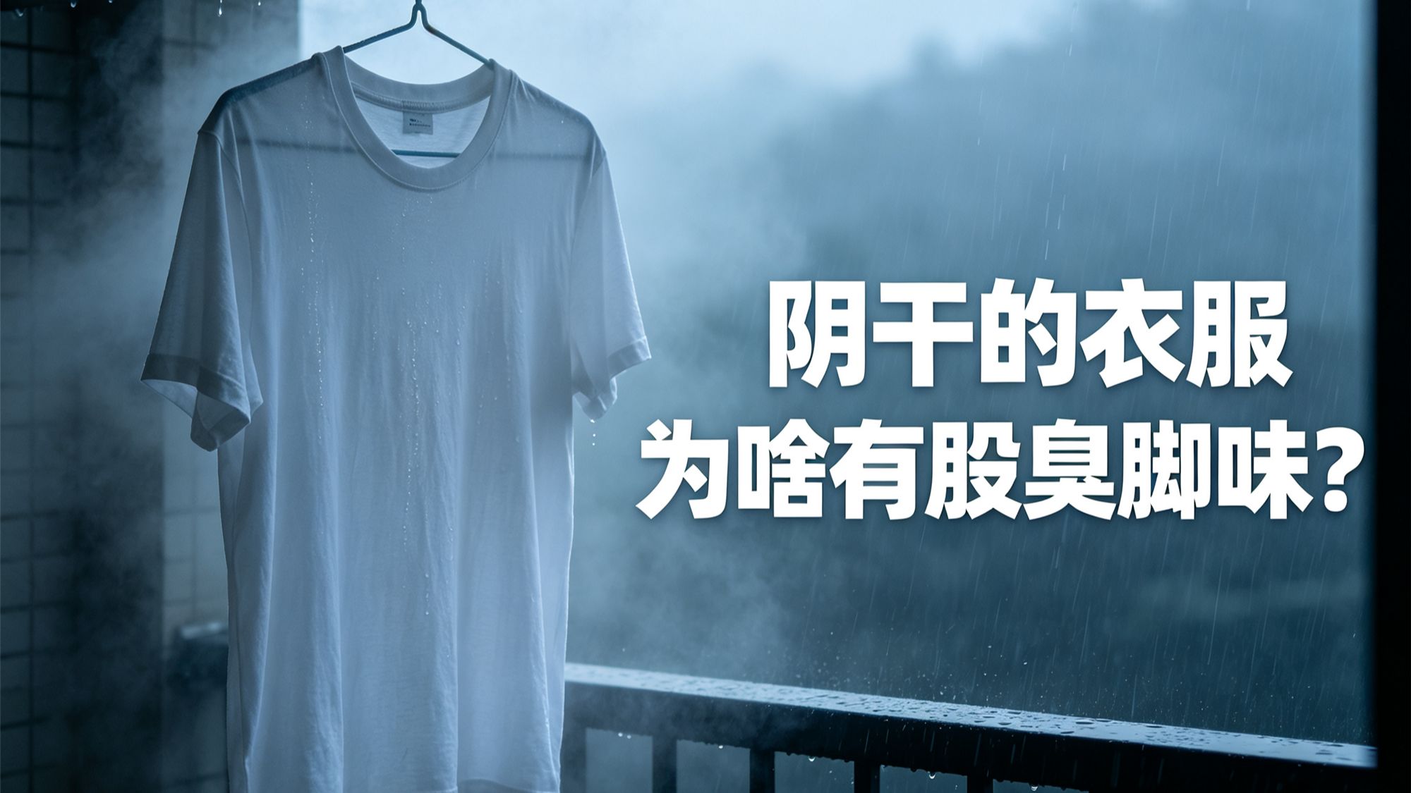 阴干的衣服为啥有股臭脚味？