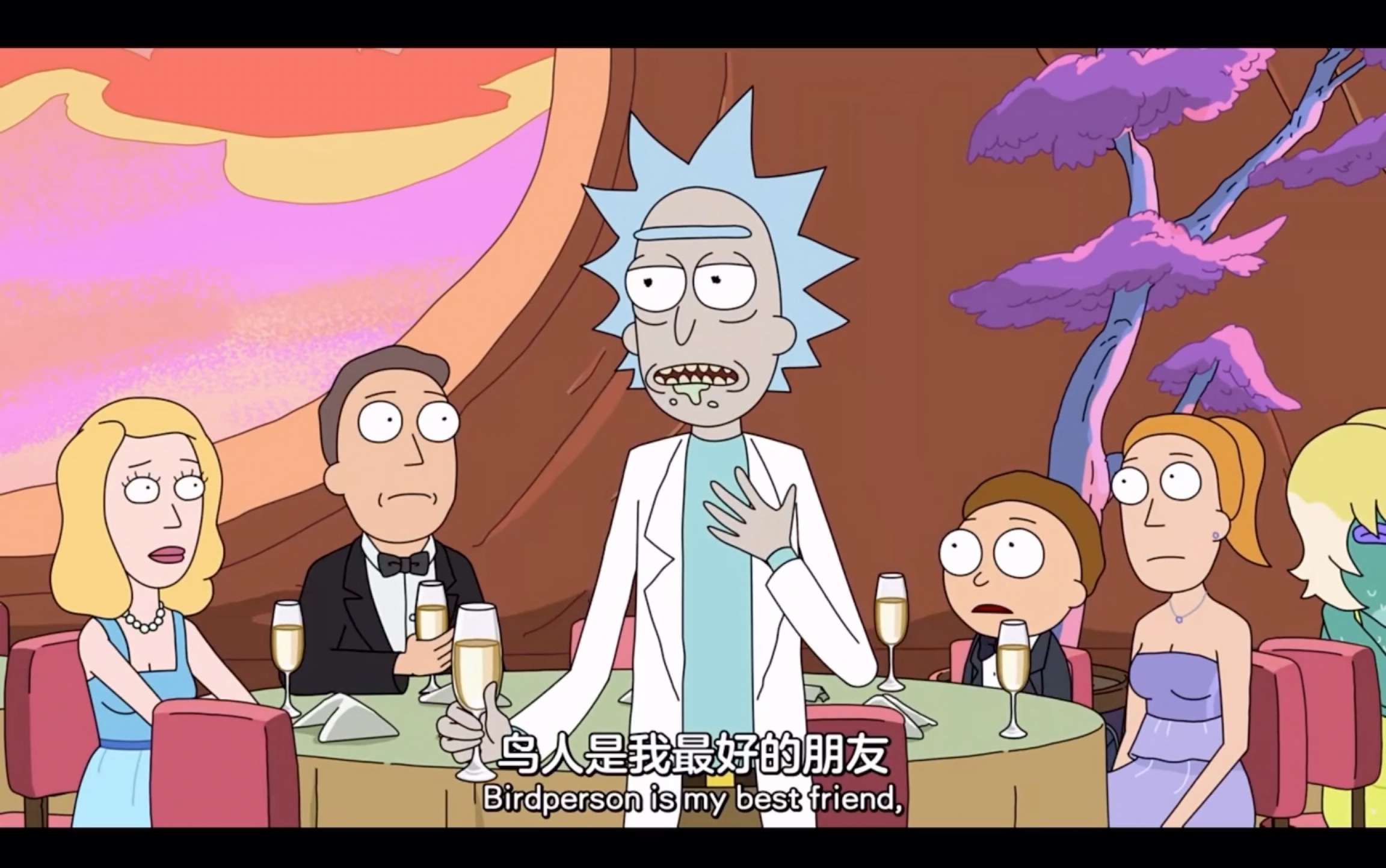 rickandmortyrick在最好朋友婚礼上的发言