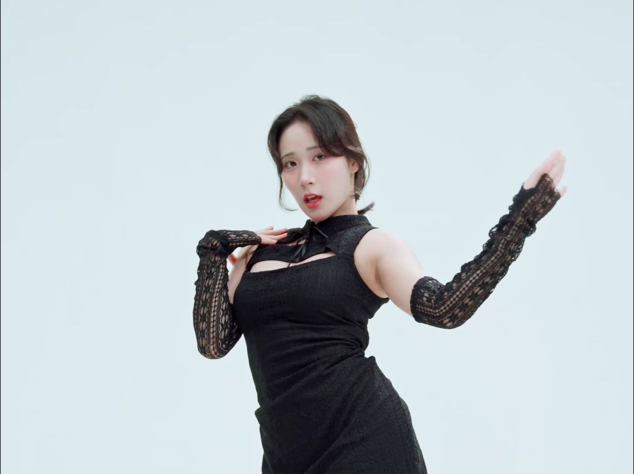 Jung In, short skirt