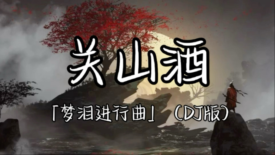 【无损音质】《关山酒 》梦泪进行曲（DJ版）「天命轻狂 应似孤鸿一游」