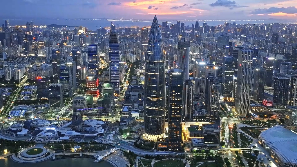 2024年，深圳的都市感已经拉满#航拍 #深圳 #后海