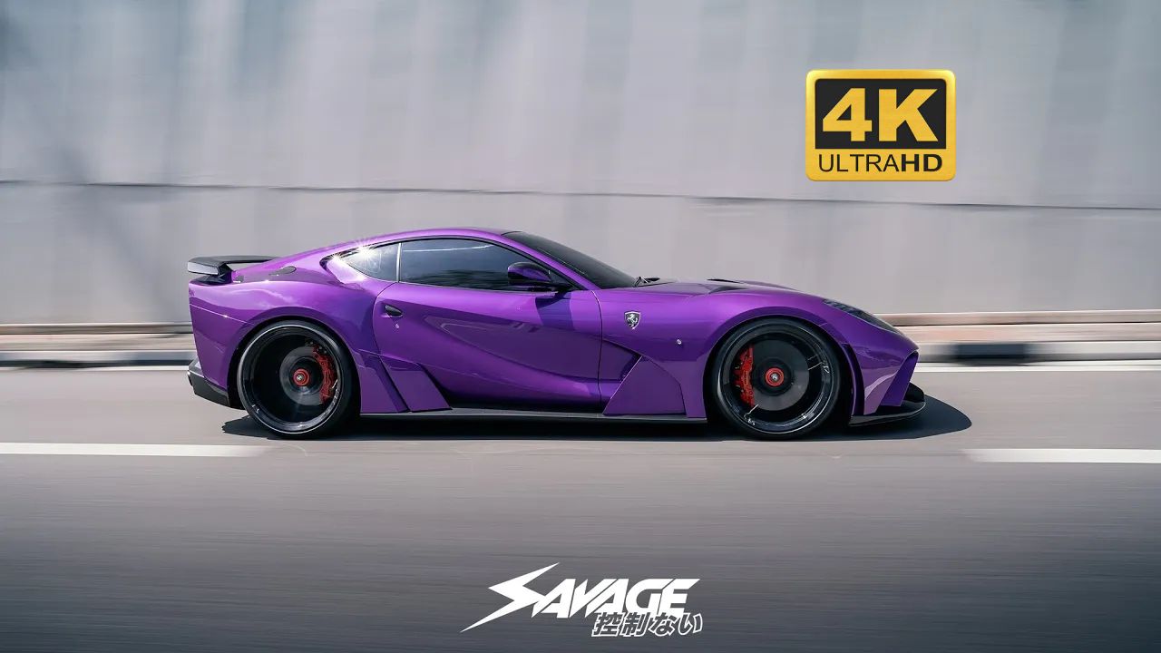 【4K60帧】法拉利 Ferrari 812 Superfast | NOVITEC N-Largo widebody 沉浸式纯享动态展示 [4k]