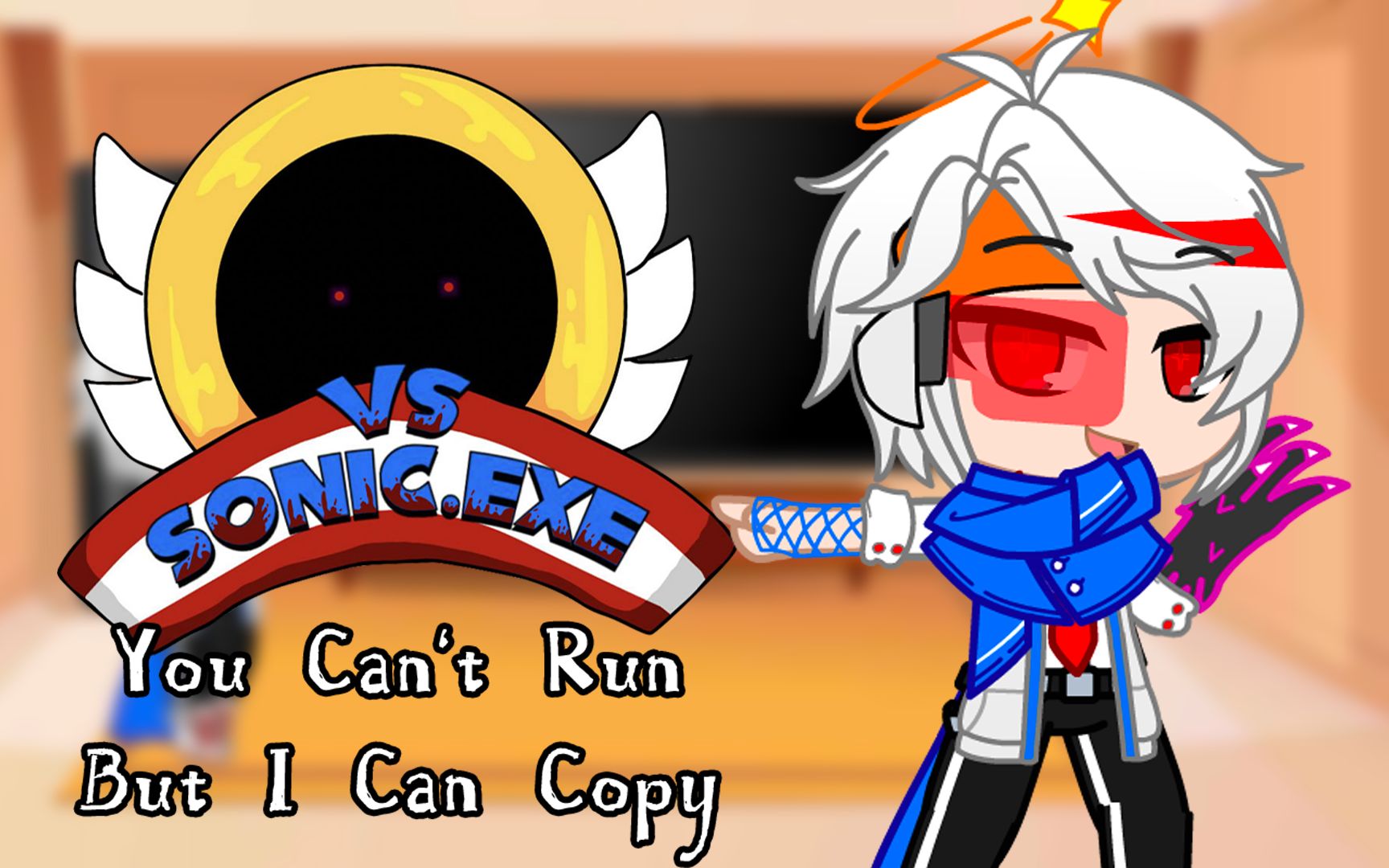 【FNF/Gacha】 You can’t run But I can Copy #pYouCantRun