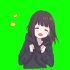 【绿幕素材】Menhera-chan表情包绿幕素材包无版权无水印［720p HD］