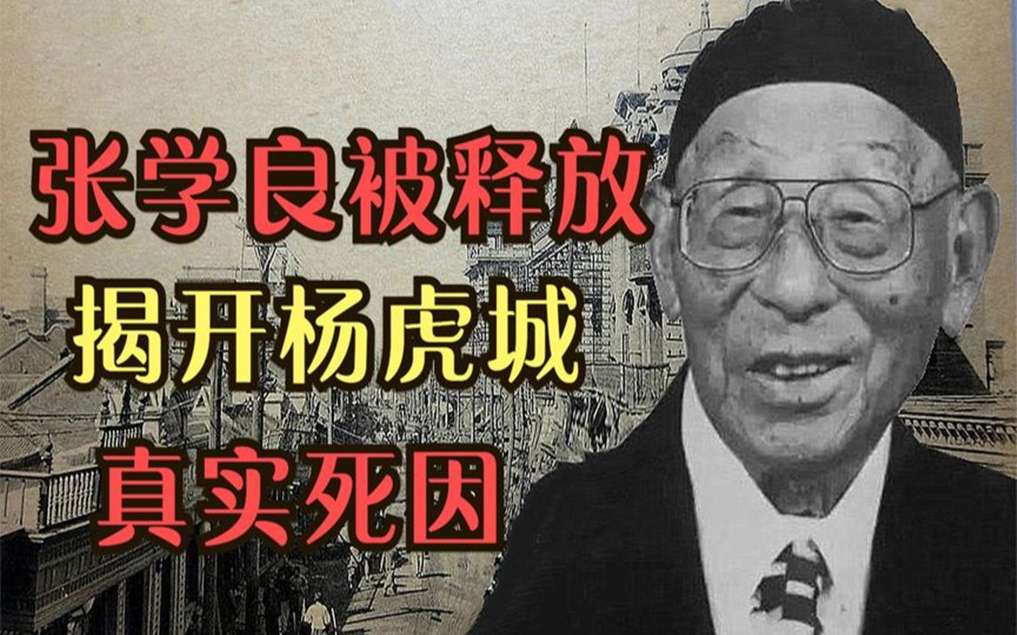 1990年，张学良被释放，说出一个秘密，揭开杨虎城真实死因！