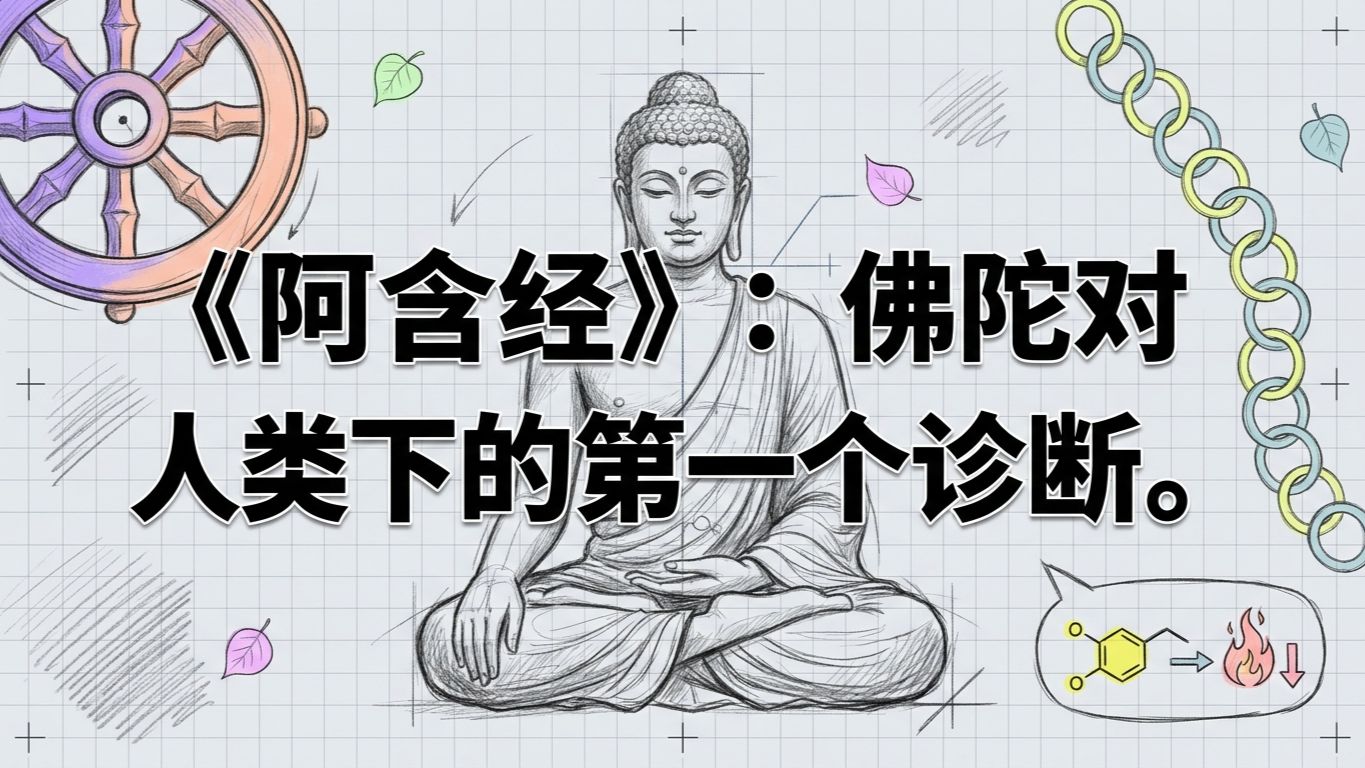 EP01 阿含经深度解析 | 佛陀给人类下的第一个诊断 | 王利杰佛学系列