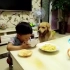 宝宝吐字不清:“如果你想吃，拿碗”狗子竟然听懂了
