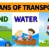 Means of transport ｜ Means of transport for kids ｜ Mode of t