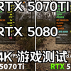 RTX 5070TI  RTX 5080   4K 游戏性能测试