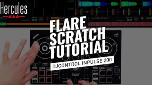 【嗨酷乐学院】DJC Inpulse 200 - Flare Scratch - 入门 | 嗨酷乐
