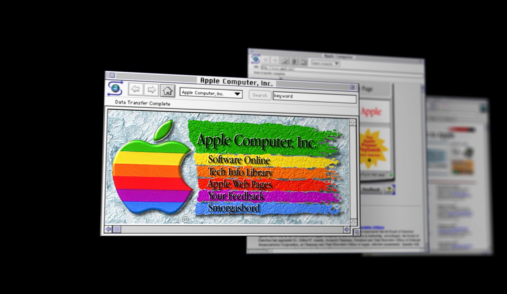 最早的苹果官网长这样？用3000张网页截图带你细数Apple官网30年变化