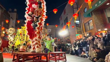 獅劇「笑佛報恩」　<em class="keyword">日本</em>神戸華僑總會<em class="keyword">舞獅</em>隊  2024年春節祭