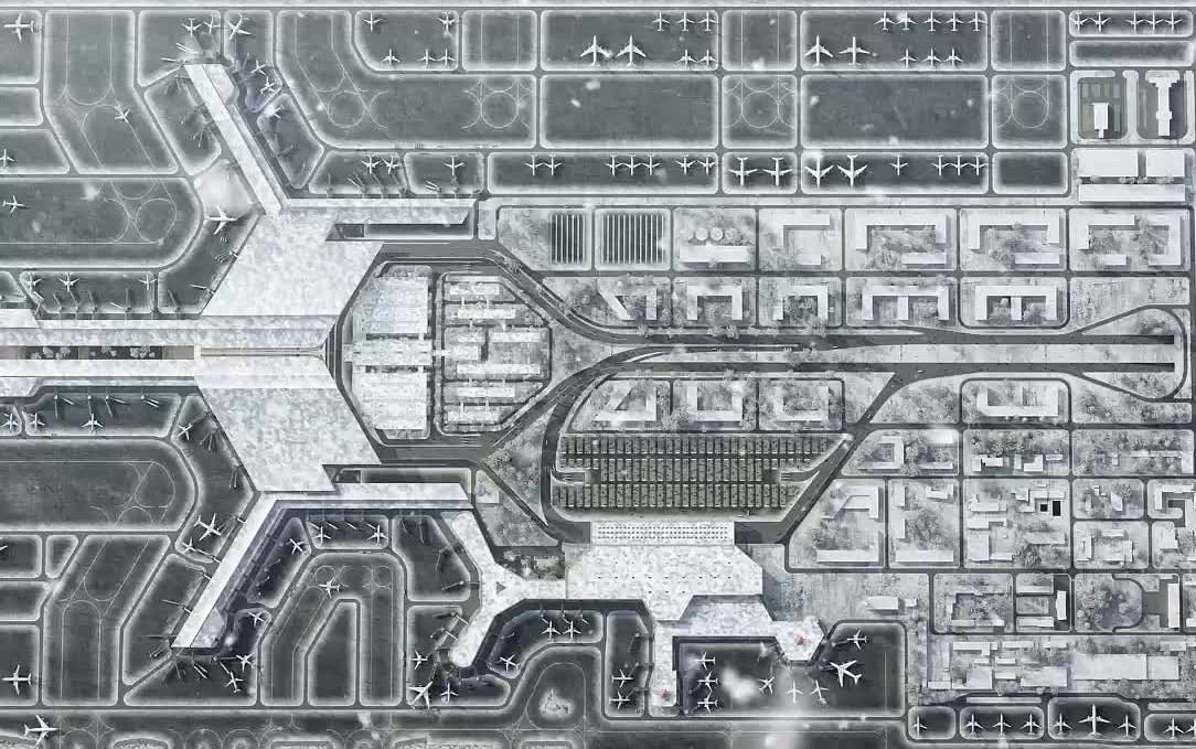 【概念】哈尔滨太平国际机场航站区规划及3航站楼建筑设计方案