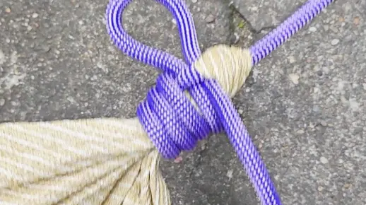 布角绳结技巧，简单牢固