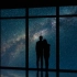 情侣靠着看星空，多美呀