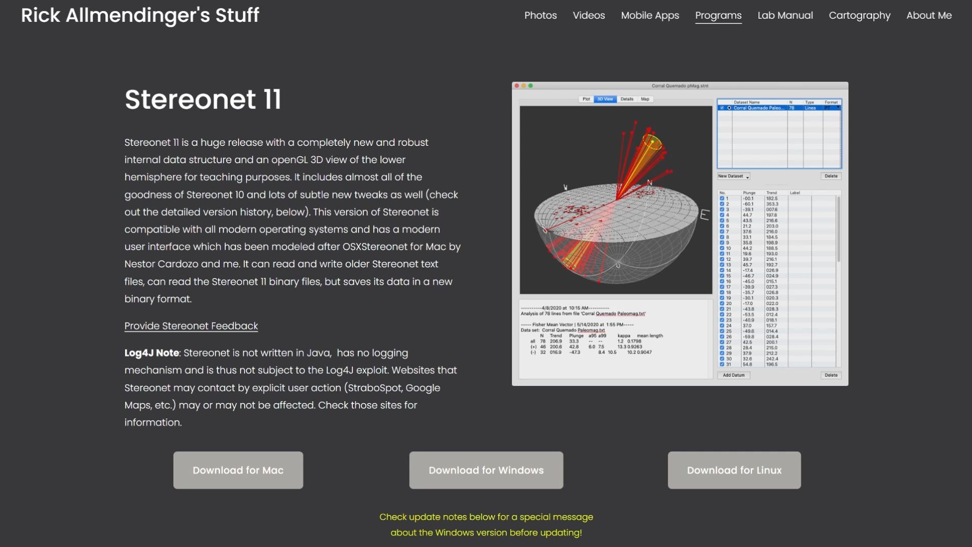 赤平投影软件应用01-软件操作界面介绍