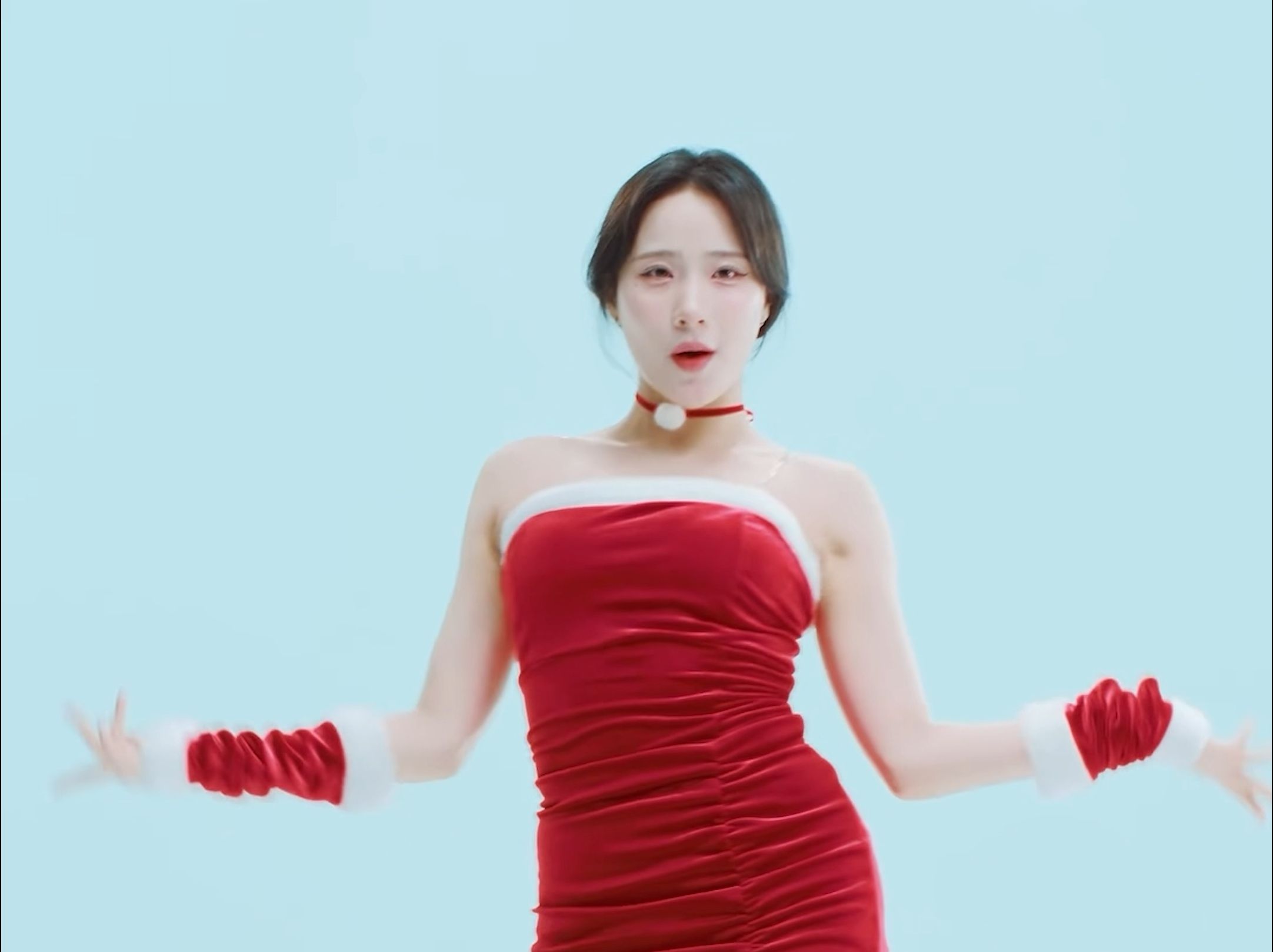 郑仁 perfect night 圣诞装 竖屏