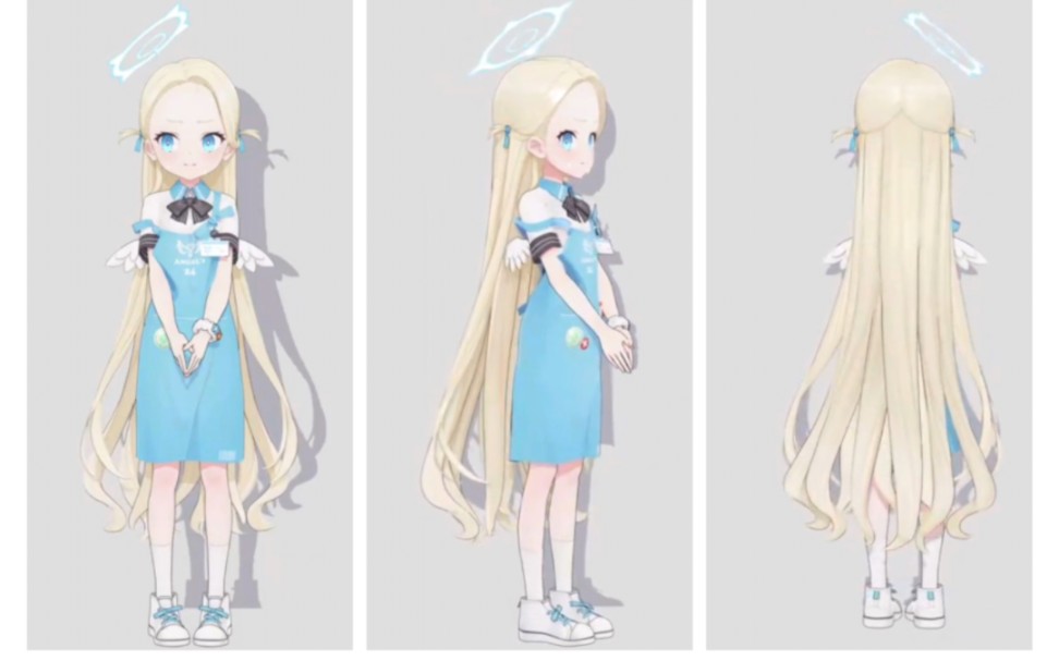 小空3D模型展示【蔚蓝档案】