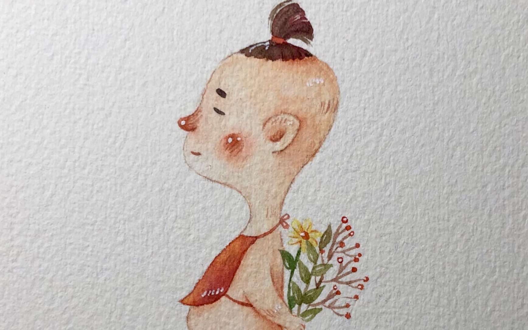 红肚兜朝天揪小肚皮