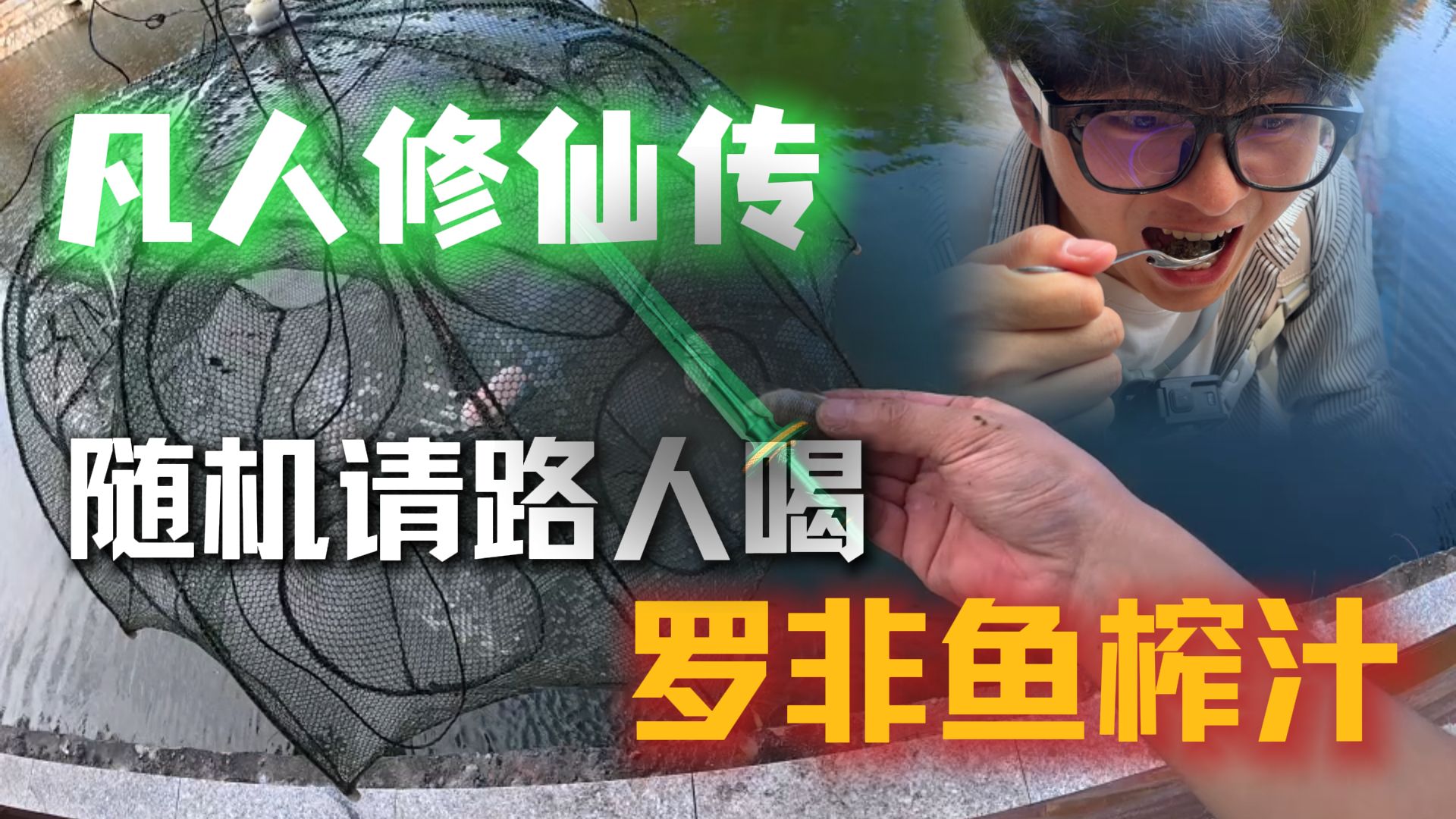 抓捕2500万条入侵物种失败，随机请路人喝罗非鱼榨汁！凡人修仙传，说好的青竹蜂云剑呢？！
