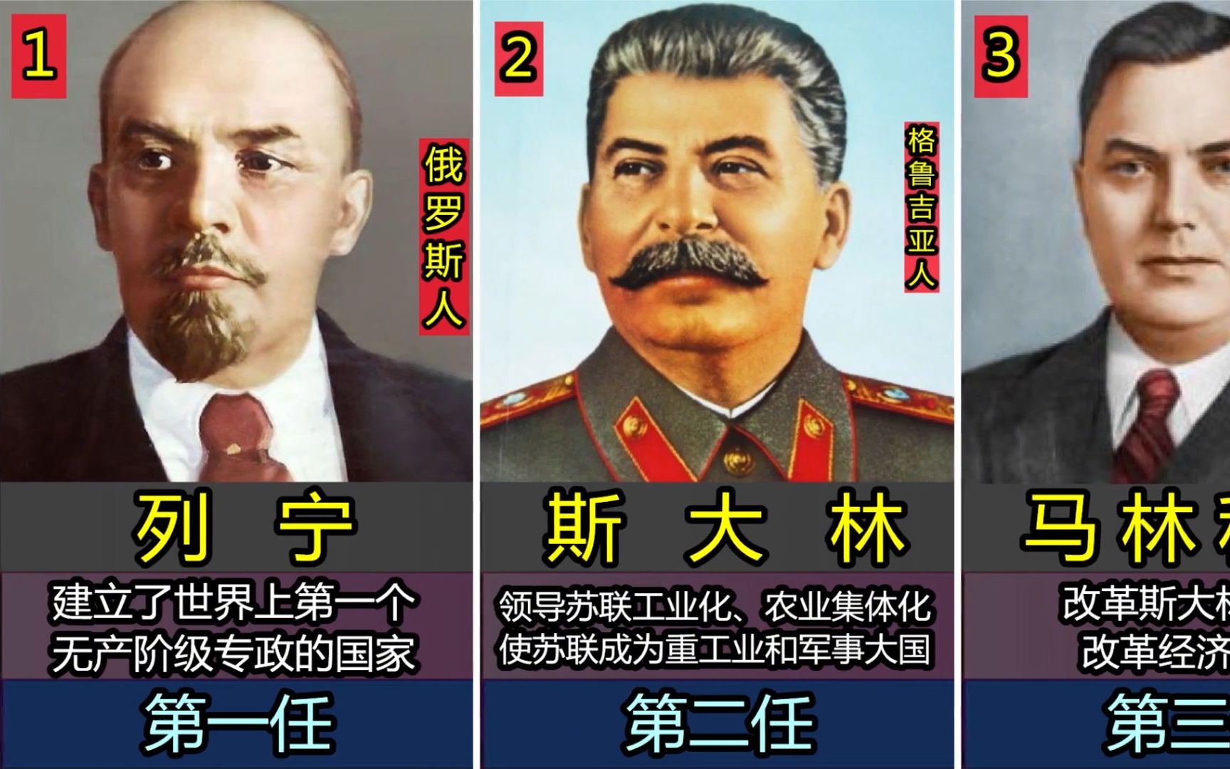 苏联至俄罗斯12任领导人，唯有普京两度上任