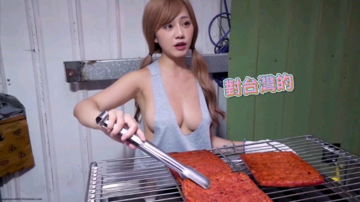 Taiwan snack roast pork, this meat looks so juicy and tender!