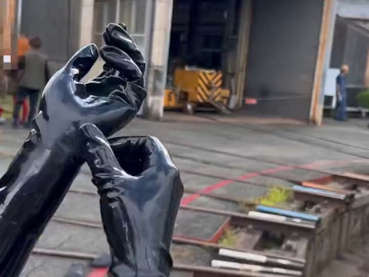 Vinyl Ayahuasca Adjustable Gloves