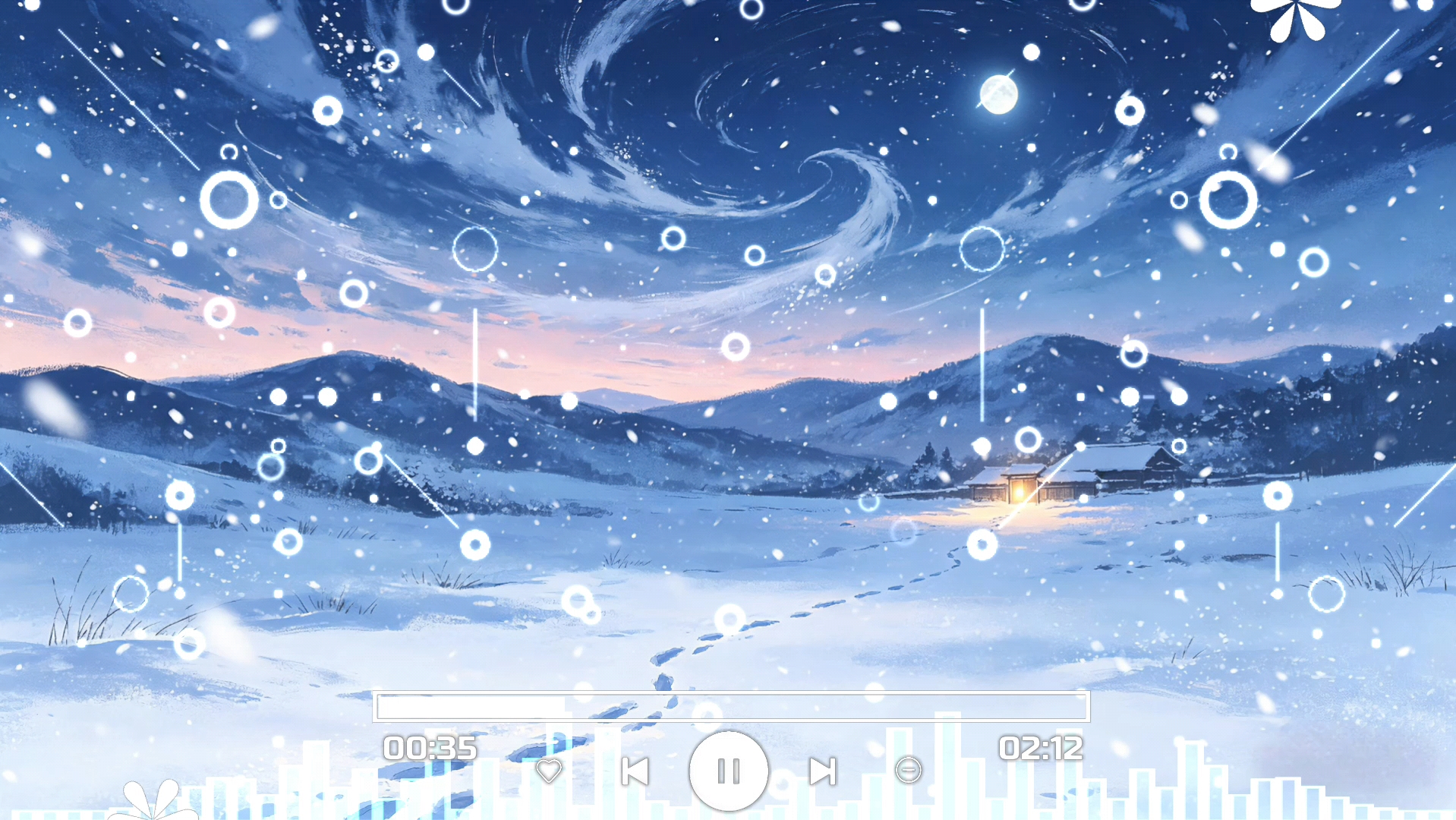 【纯音乐】推荐《风雪夜归人—Warsic/今人落淚》