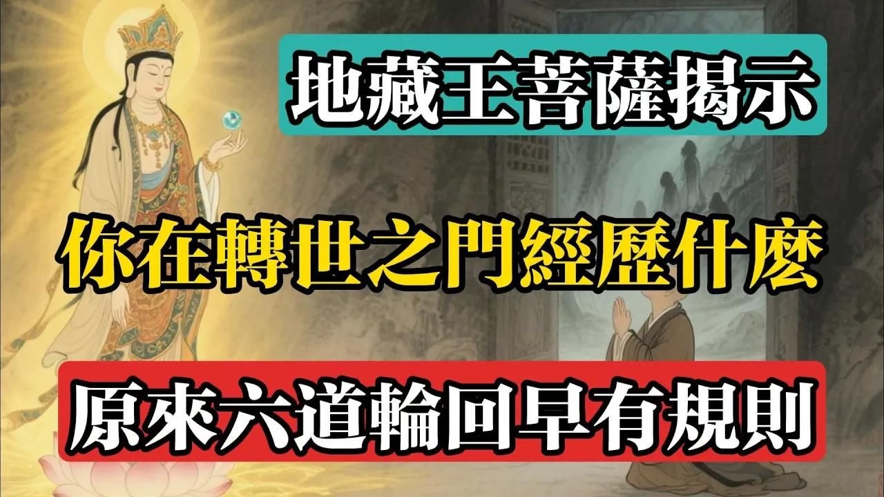 地藏王菩薩揭示：你在轉世之門經歷什麼？原來六道輪迴早有規則。#佛教 #佛法 #佛教玄學 #佛教智慧 #佛學知識 #佛學智慧 #修心修行 #佛教文化 #禪悟人生