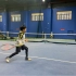 6周岁小朋友陪爷爷打网球｜暑假期间视频