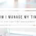 「双语字幕｜studytee」10个有效的时间管理小建议（time management）