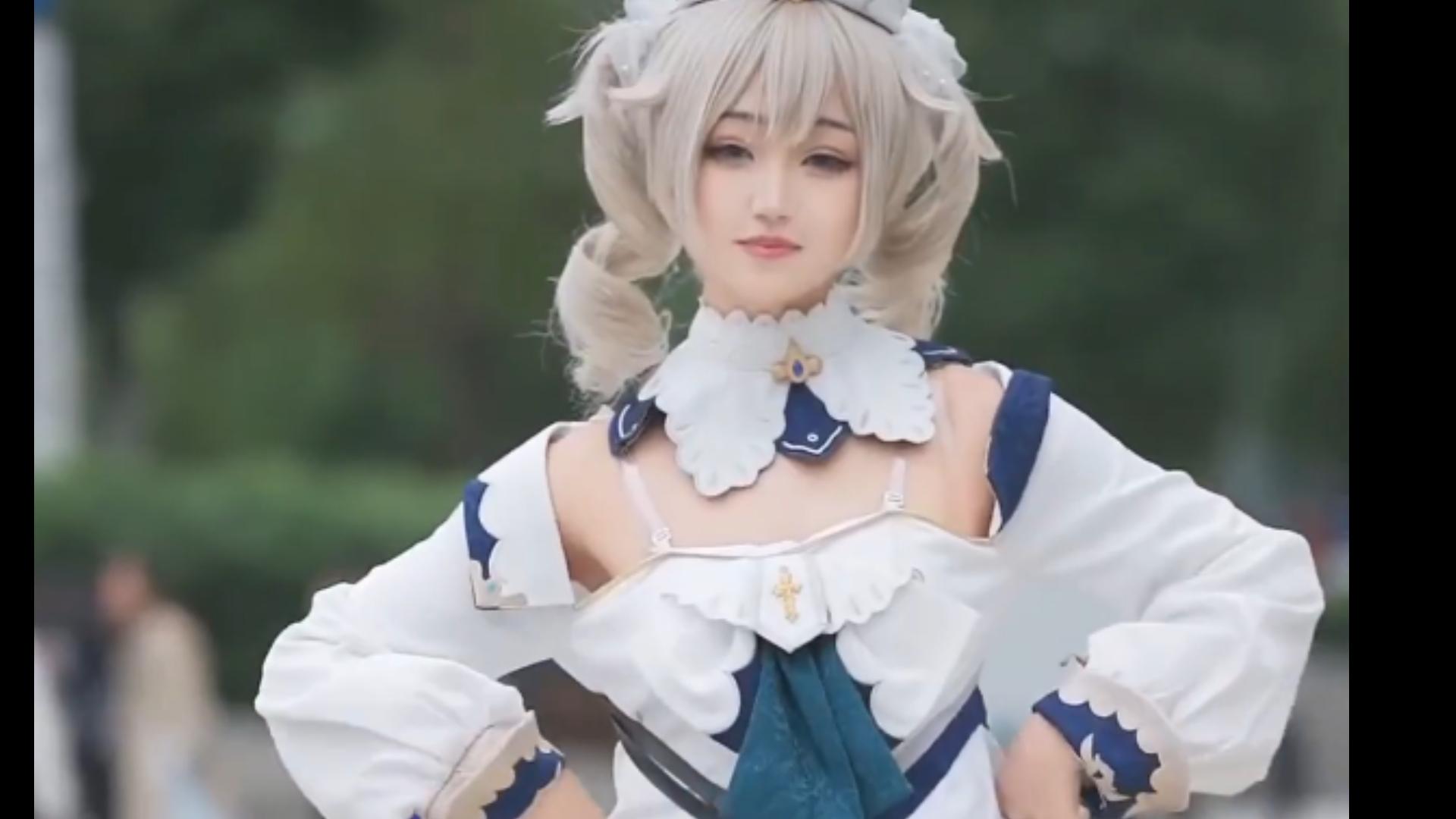 [QCos]Genshin Impact Barbara Cosplay 原神芭芭拉Cosplay