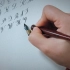 【英文书法视频】新手入门教程基础字母写法教程圆体字入门