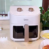 美的（Midea）空气炸锅透明可视免翻面7升实用大容量家用多功能无油炸外酥里嫩不沾易清洗电炸锅烤箱 MF-KZE