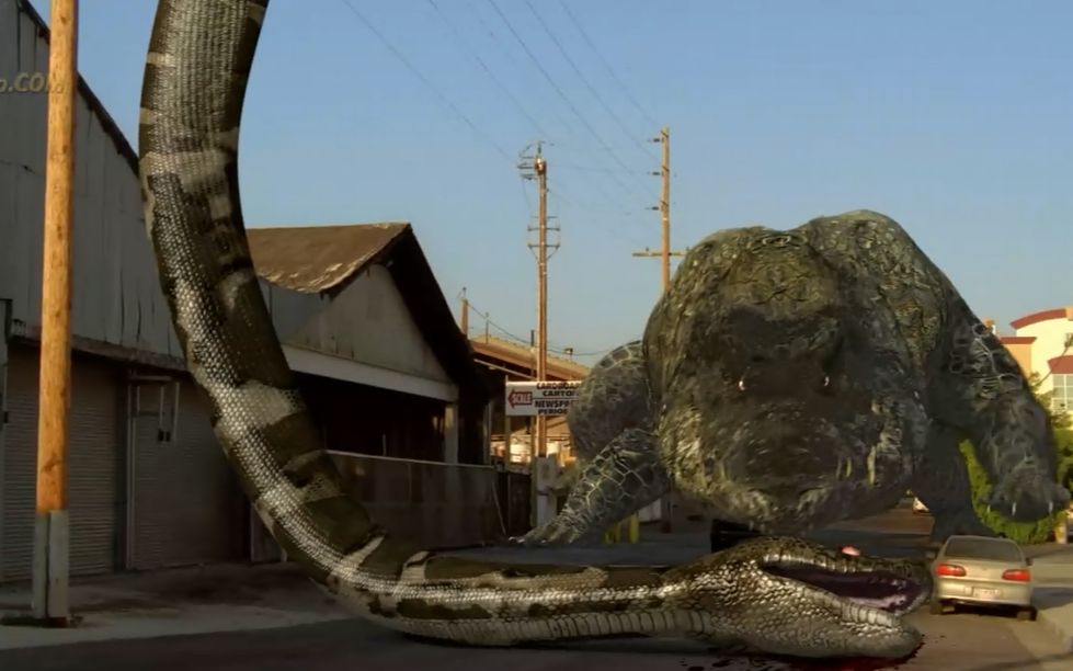 巨蟒大战恐鳄国语2