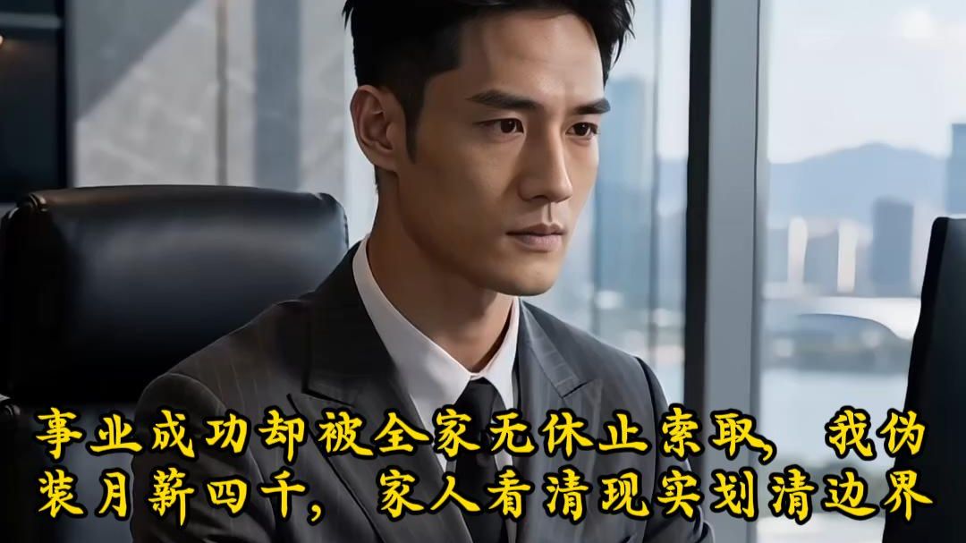 【完结自制短片】事业成功却被全家无休止索取，我伪装月薪四千，带家人看清现实划清边界