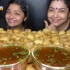 印度吃播maddy | 母女两一起吃印度小吃panipuri（空心球）