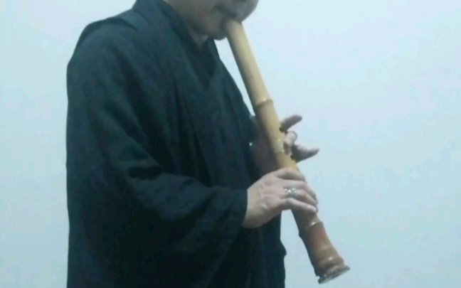 【尺八日常练习 一尺六寸琴古流歌口中继管吹奏尺八古典本曲《虚铃