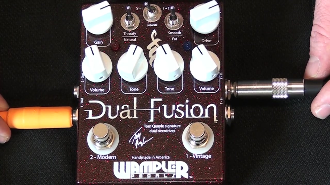 Wampler Pedals Dual Fusion Tom Quayle签名款双通道过载失真单块效果