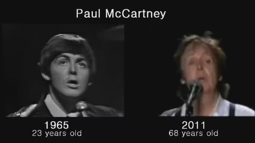 保罗·麦卡特尼 《Yesterday》 23岁&68岁现场对比版