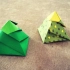 纸在乎你 手工折纸 今天分享一款圣诞树收纳盒系列折纸