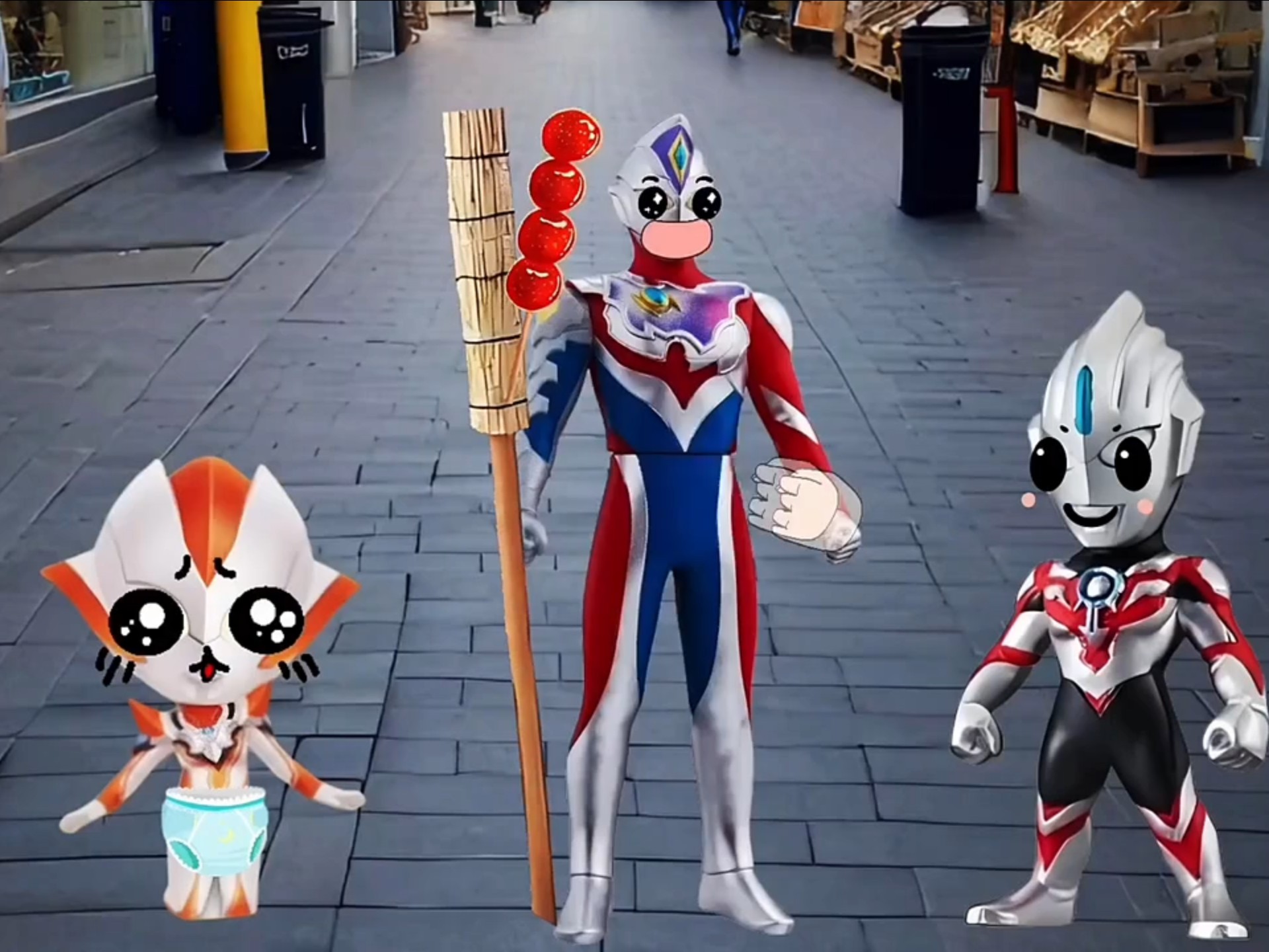 小格力乔吃糖葫芦！