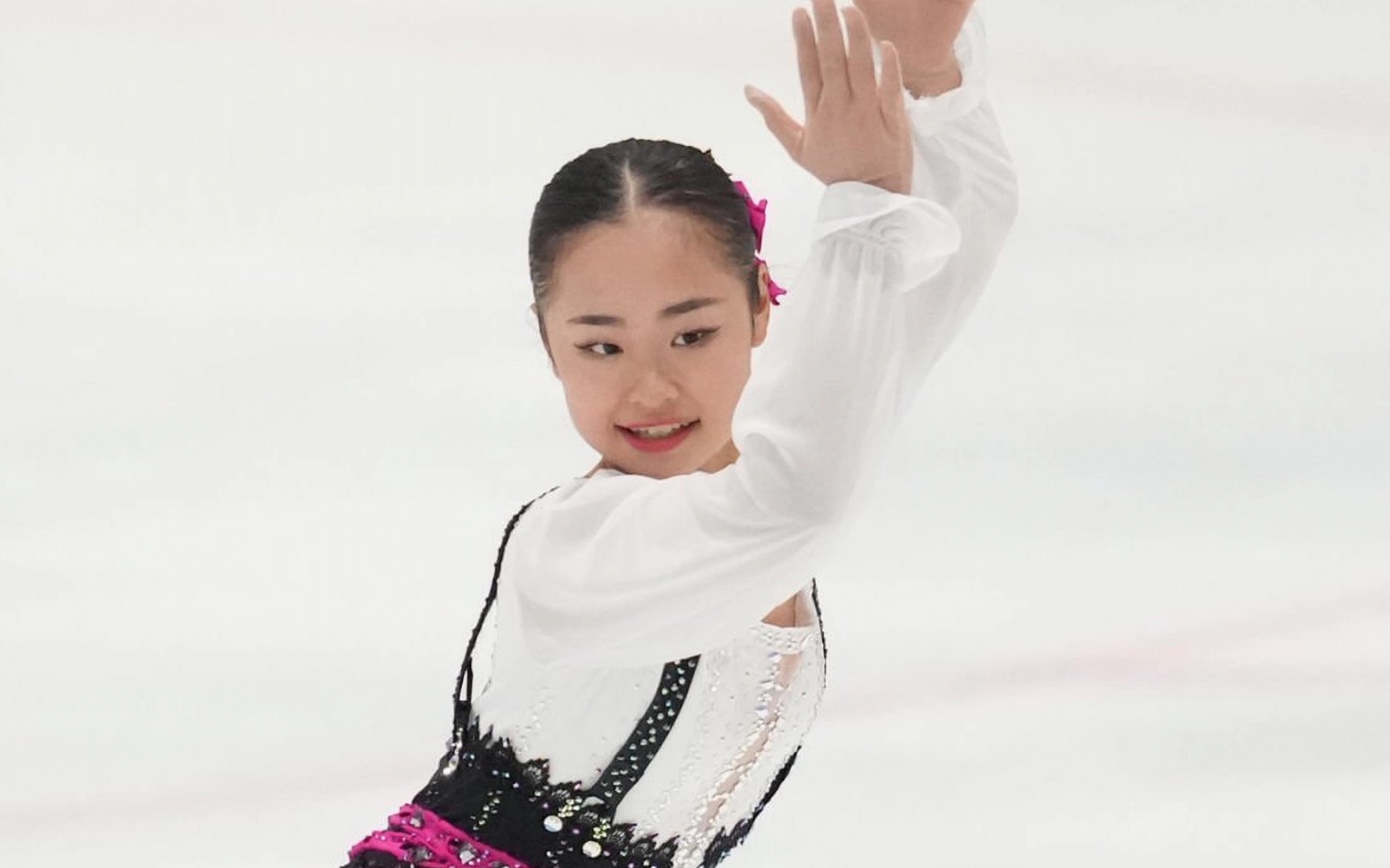 【23-24JGP④】岛田麻央出色发挥暂列第一名 Mao SHIMADA(73.78) 青年组大奖赛日本站女单短节目 花样滑冰