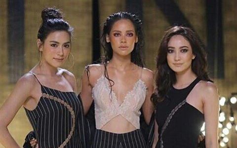 泰国三只女神】美道Taew&雅雅Yaya&Kim走台步现场+美道Taew跳舞美步【1-2