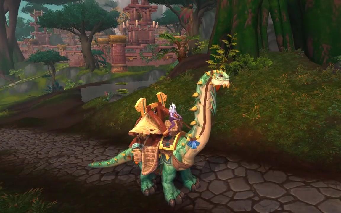 来,你们要的雷龙坐骑和翼手龙坐骑(游戏中演示