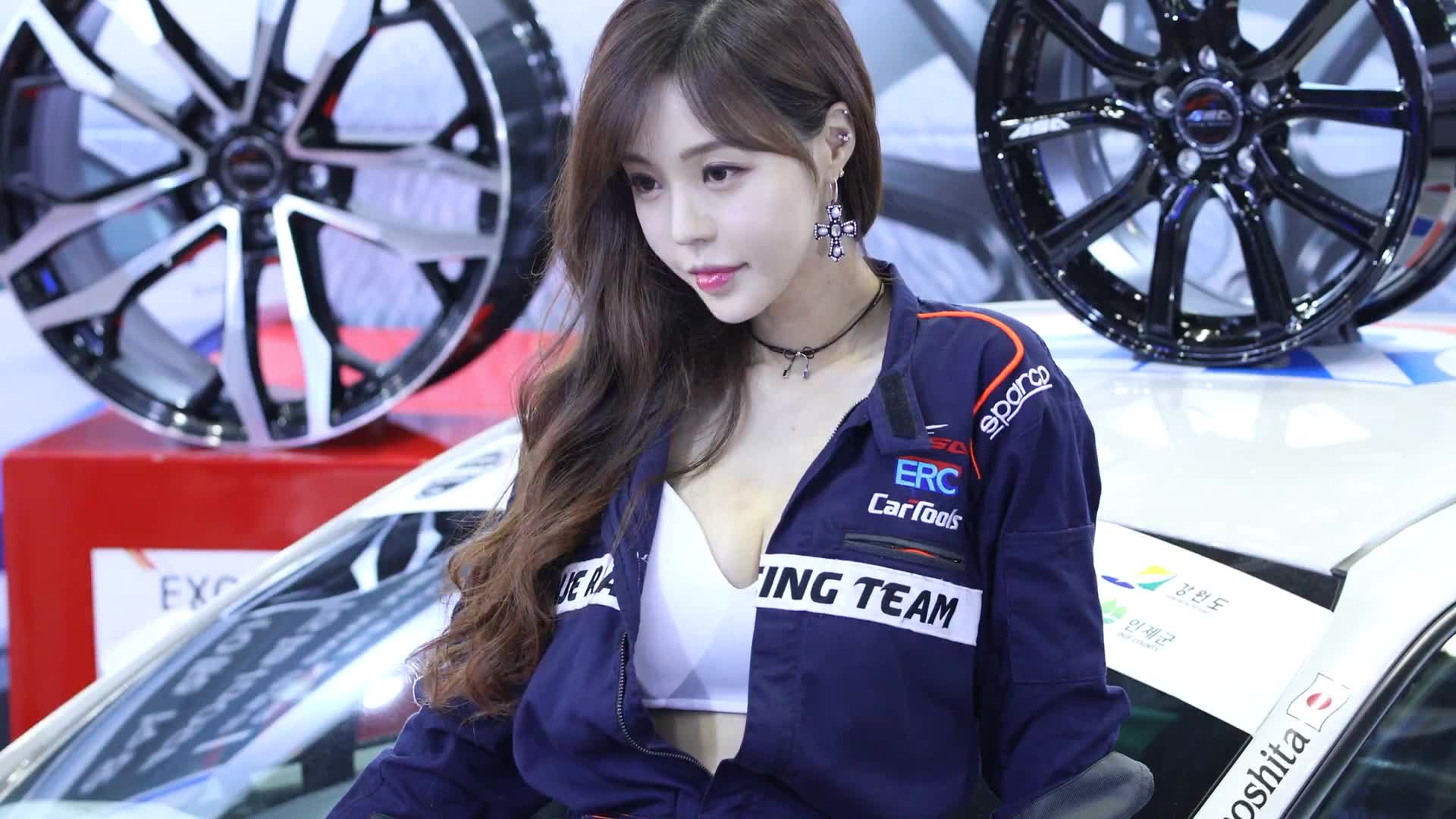 韩国车模徐真雅 现场直拍 Racing Model Seo Jina 2018哔哩哔哩bilibili