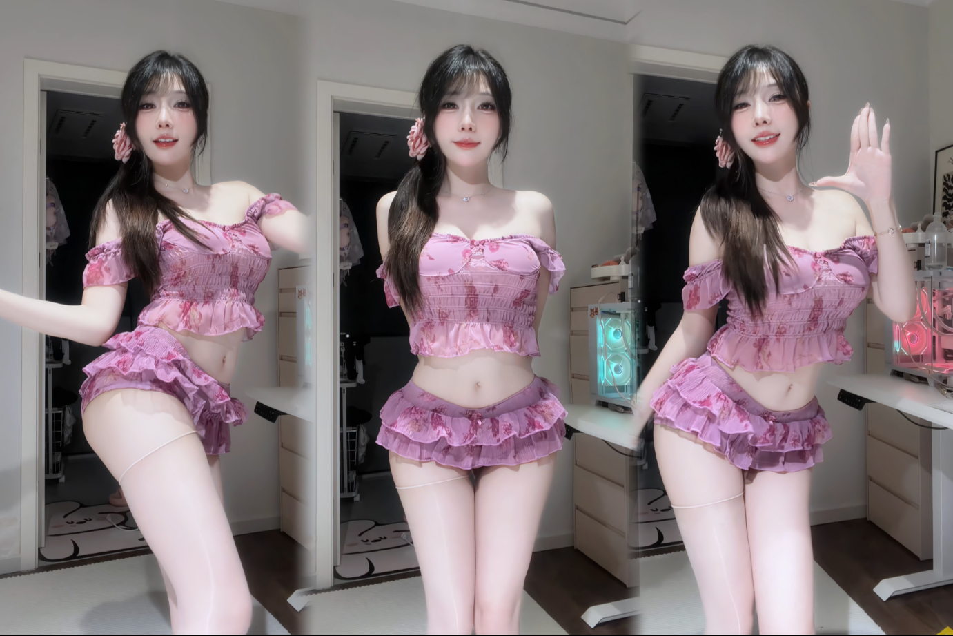 小猫喜欢谁就黏着谁