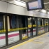 【上海地铁6号线】 运营结束后列车空放回库。