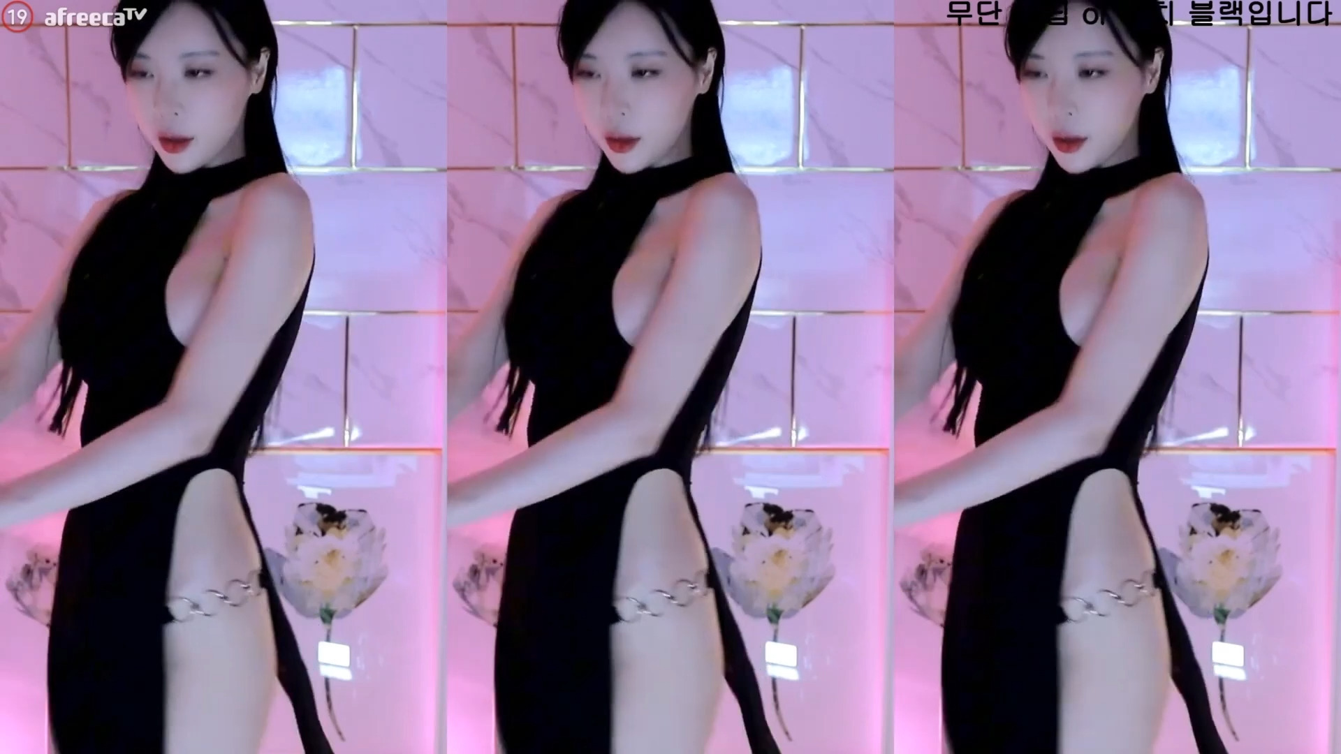 蔡京 韩国女主播热舞 【性感连体衣】大长腿