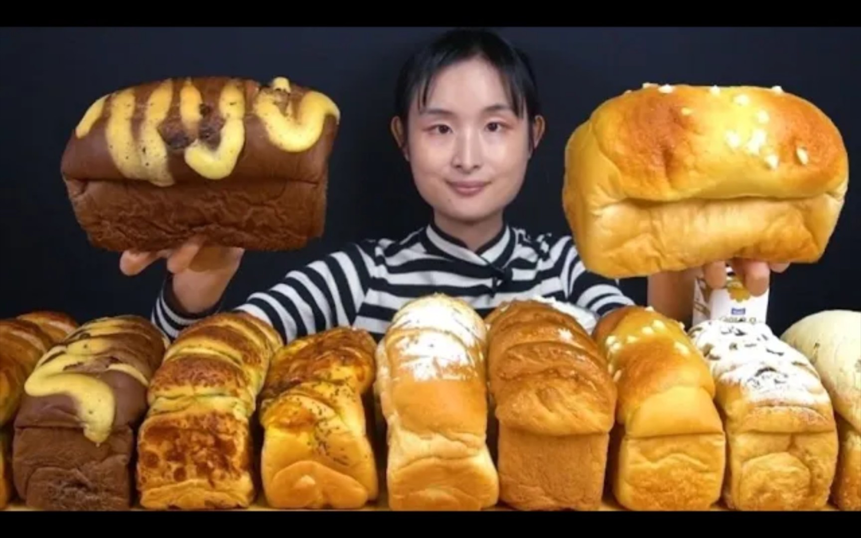 【Hungry B.D】韩国吃播，朴素姐，吃各种面包甜点